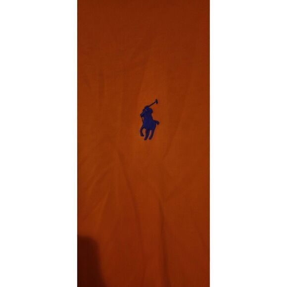 NWOT POLO by Ralph Lauren orange crew neck short-sleeve tee - Picture 2 of 5